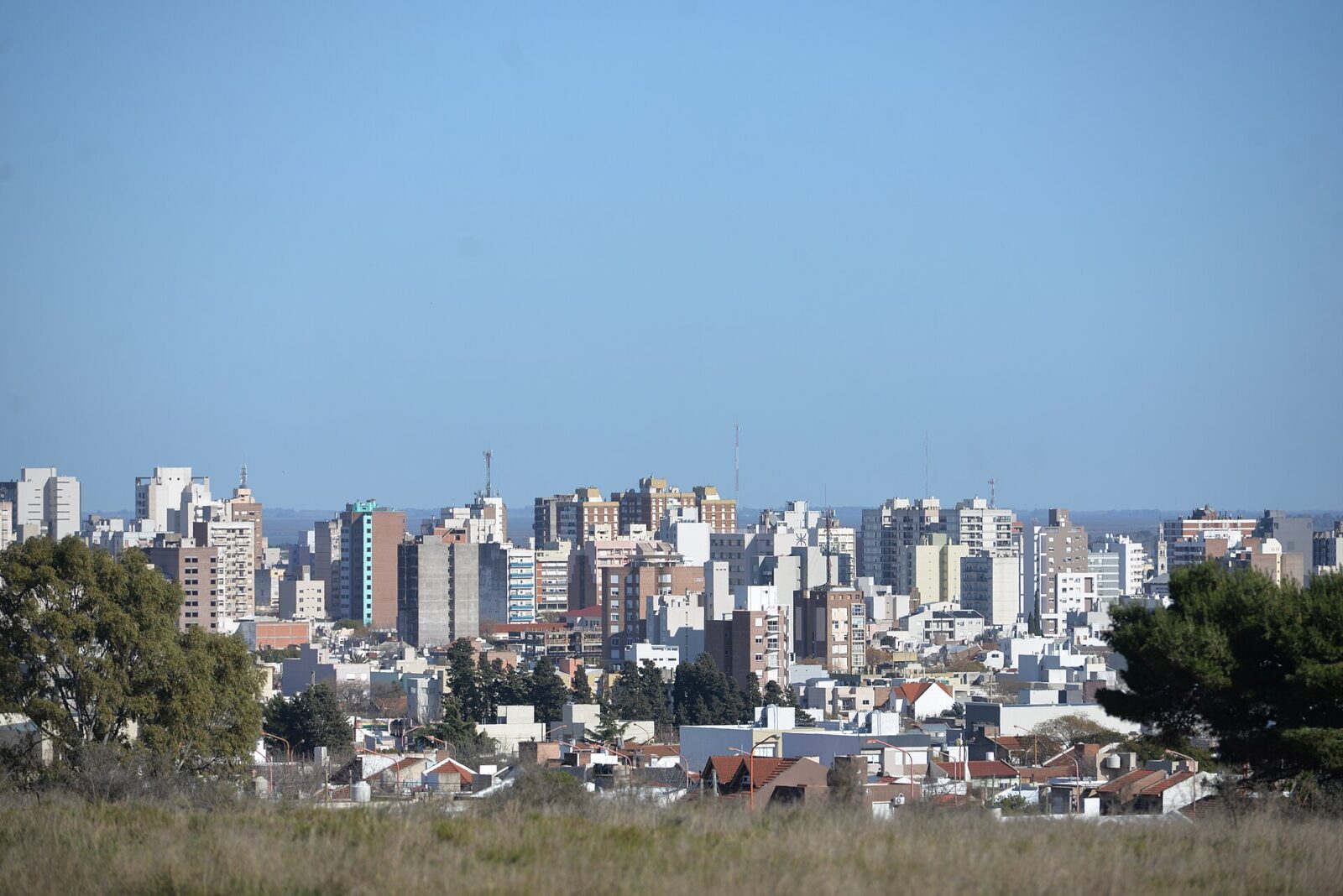 Vista de la ciudad de Bahía Blanca