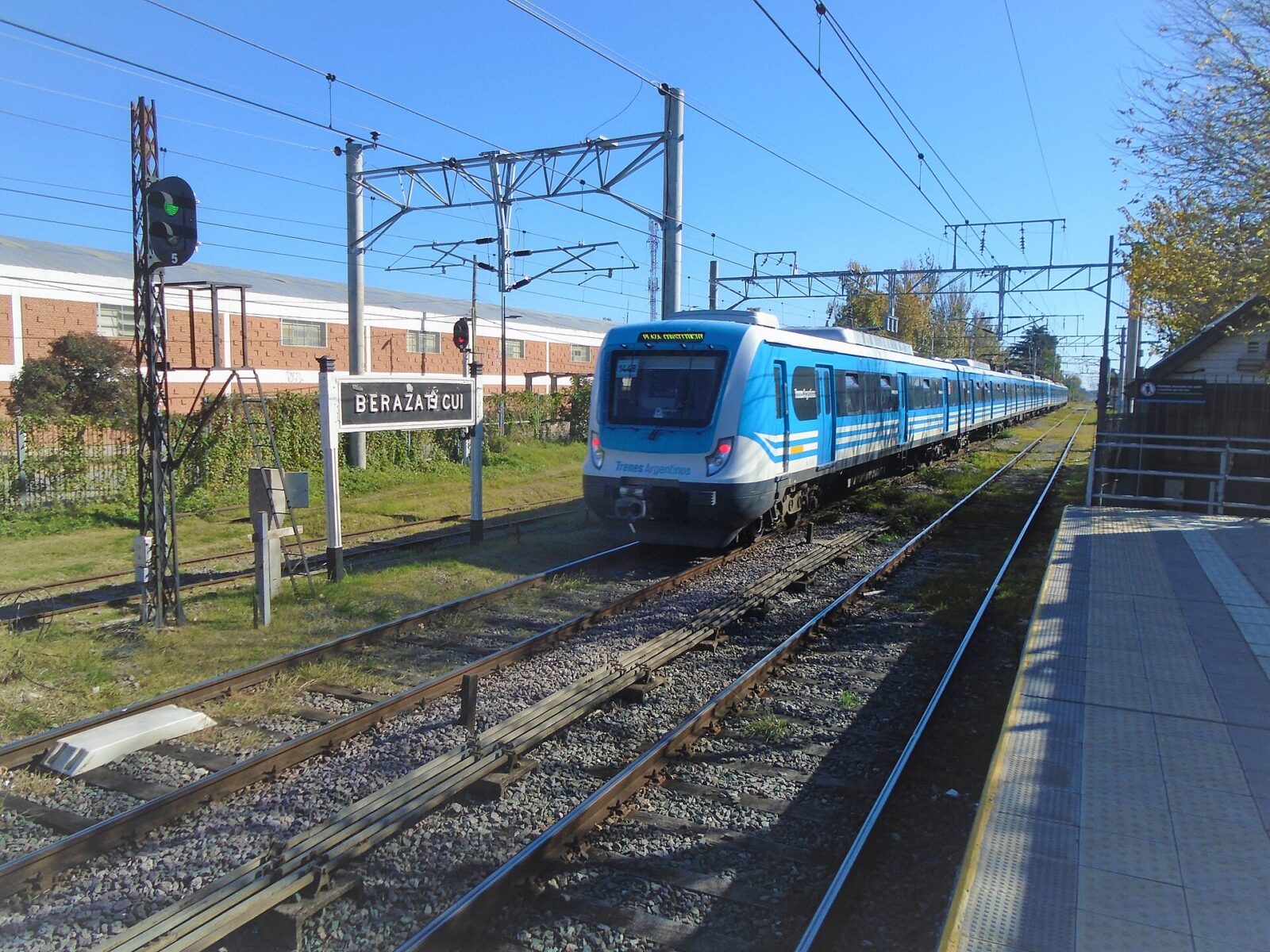 La estación Berazategui del Ferrocarril Roca