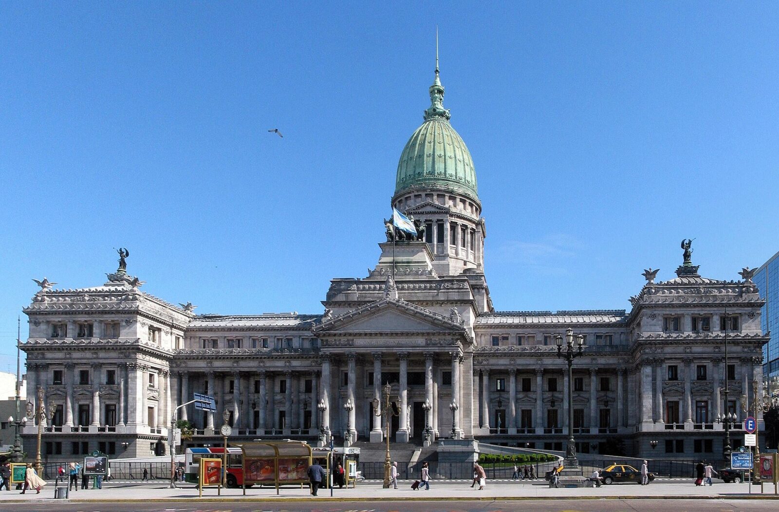El Palacio del Congreso, en el barrio de Congreso