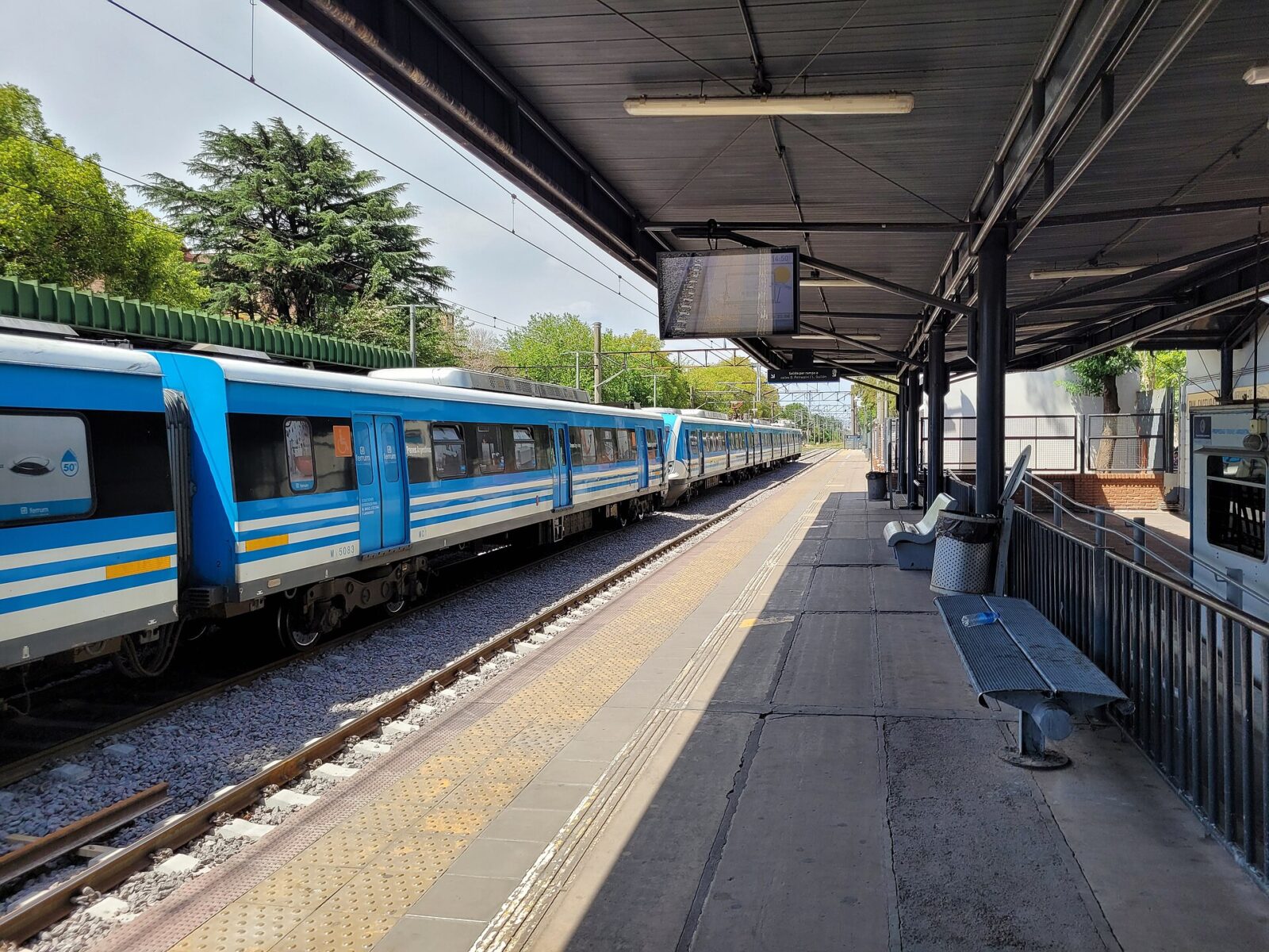 La estación de trenes de Monte Grande