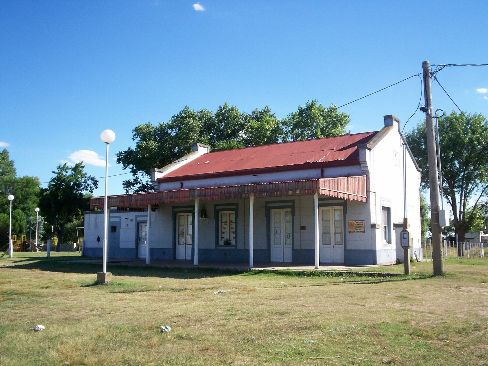 La estación Saladillo Norte del Ferrocarril Provincial