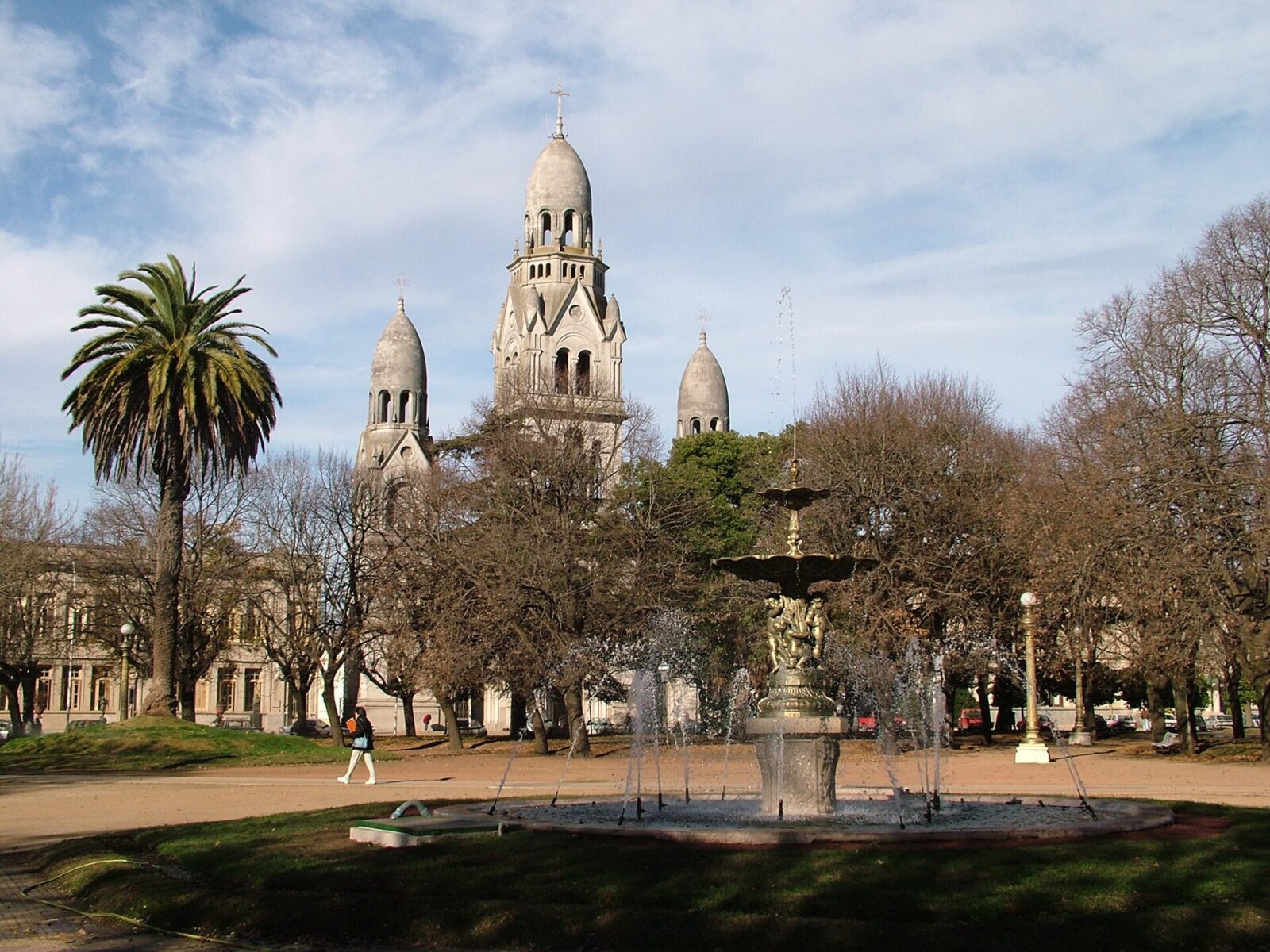 La plaza principal de Tandil