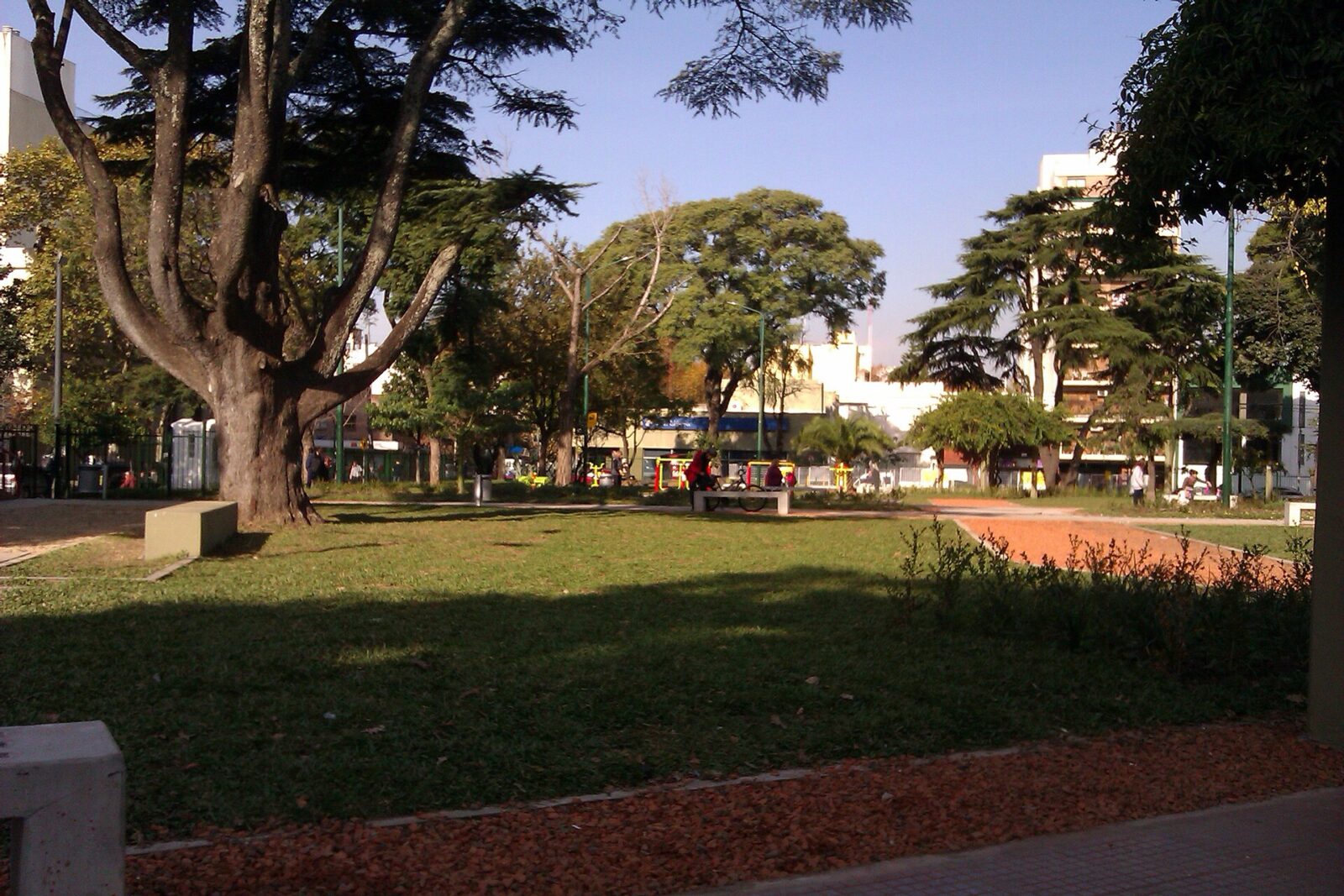 La Plaza Aristóbulo del Valle, en Villa del Parque