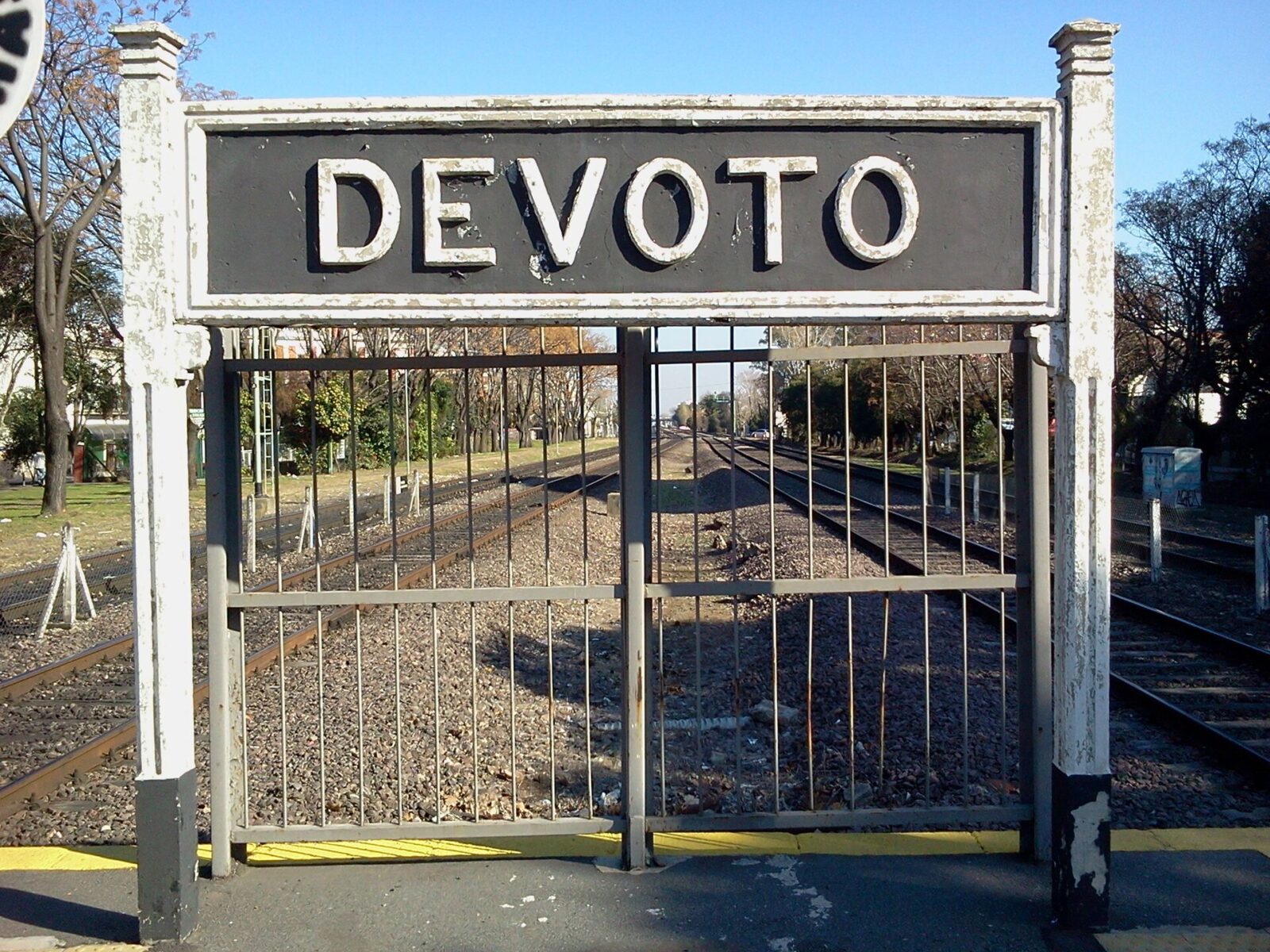 La estación Villa Devoto
